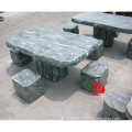 garden stone green marble table with seat